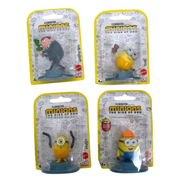 MATTEL MINIONS THE RISE OF GRU MICRO COLLECTION YOUNG GRU-KEVIN FFT4 - Picture 1 of 3
